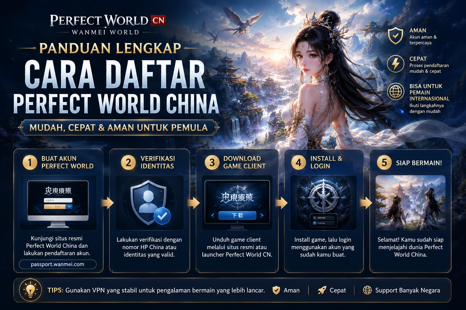 Panduan Perfect World CN dan Wanmei World